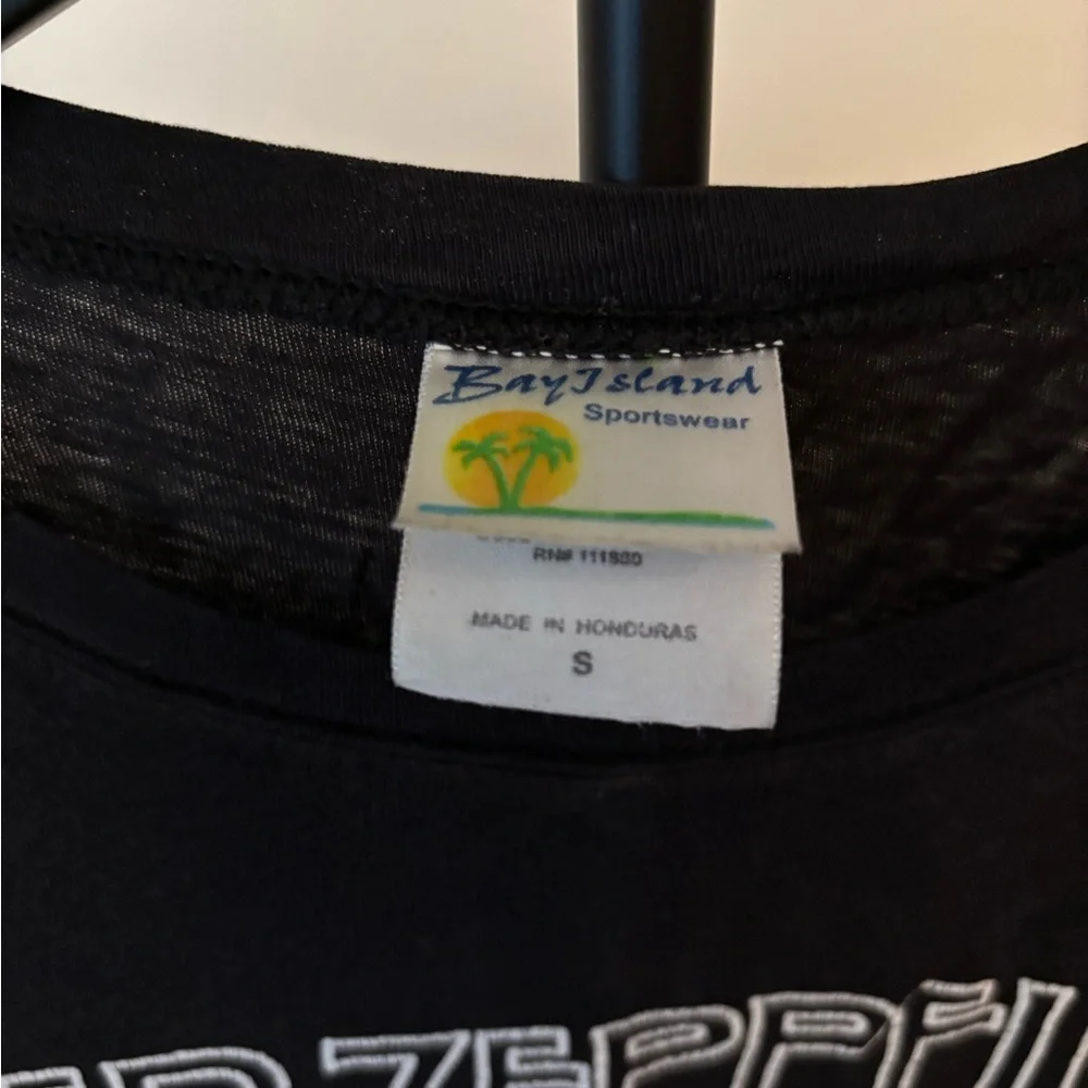 Bay Island Sportswear Led Zeppelin Black Fitted Graphic T-Shirt – Size S - Picture 2 of 3